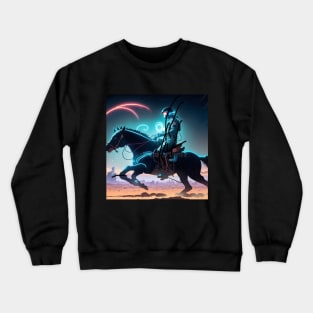 Cyber Punk Cowboy Crewneck Sweatshirt